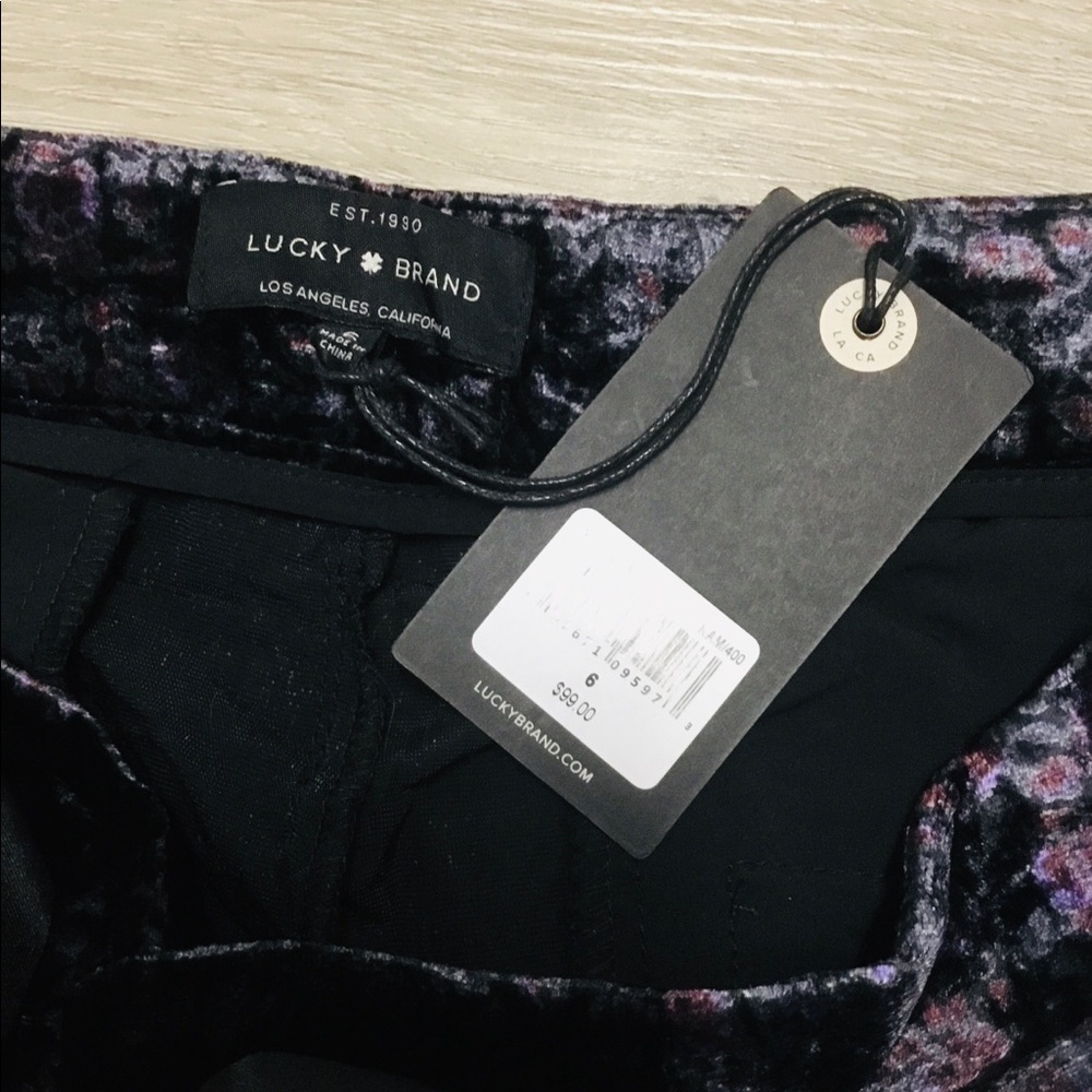 NWT Lucky Brand velvet joggers small - Picture 5 of 7